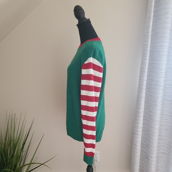 🎅PUG Ugly Christmas Sweater Holiday Sweater Size Large - Picture 4 of 8